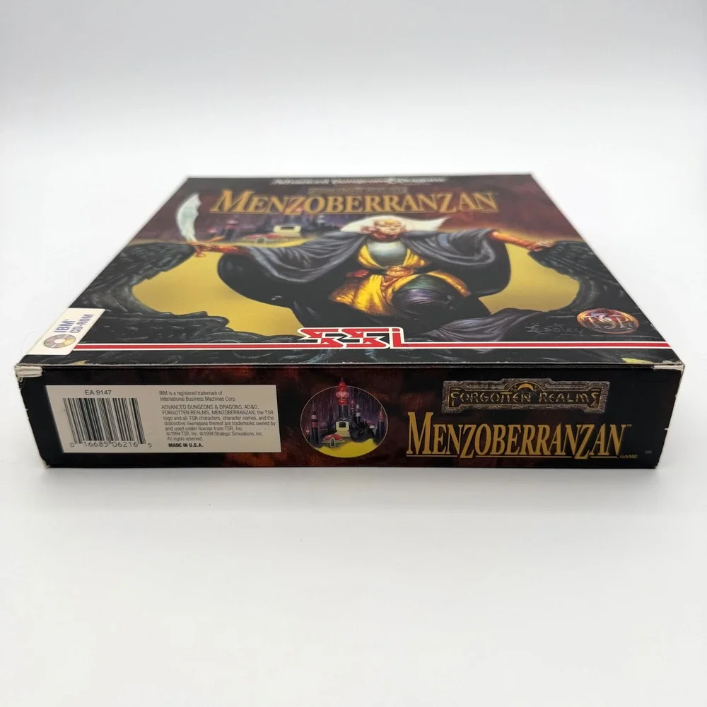 Menzoberranzan AD&D PC Big Box Game CIB 1994 SSI D&D Forgotten Realms‎ CD-ROM